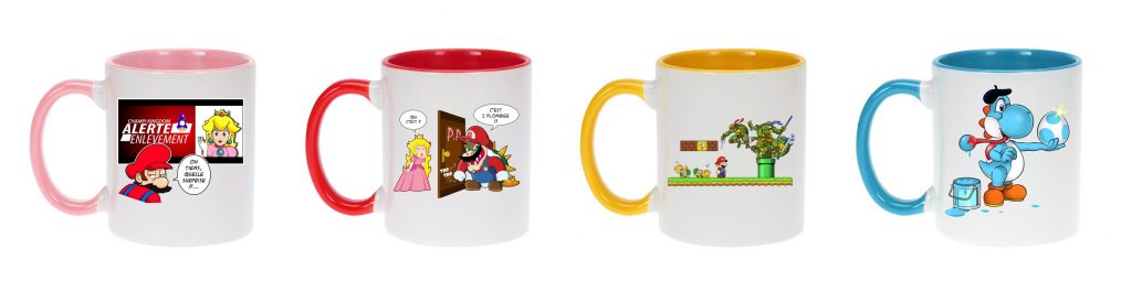 Mugs mario Fille Geek