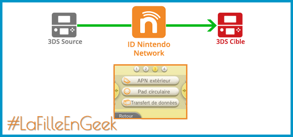Transfert ID Nintendo Network Fille Geek