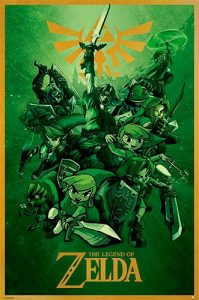 Poster Zelda Fille Geek