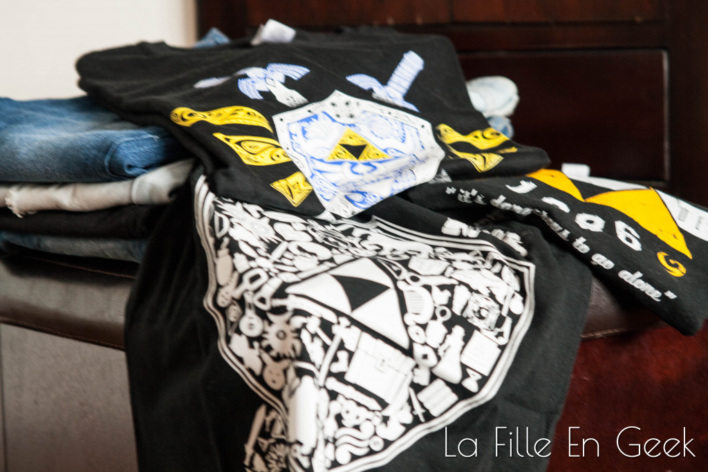 Tee-shirts Zelda Fille Geek