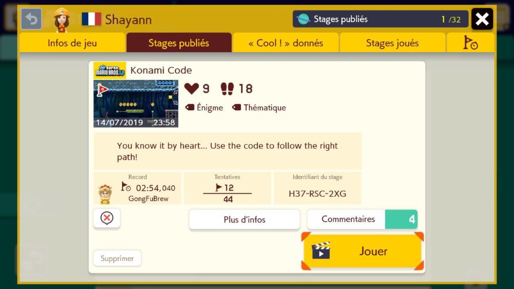 Super_Mario_Maker_2_Description Fille Geek