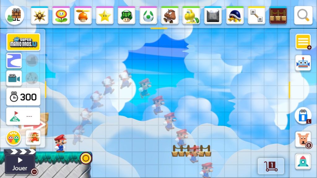 Super_Mario_Maker_2_Trajectoire_du_joueur Fille Geek