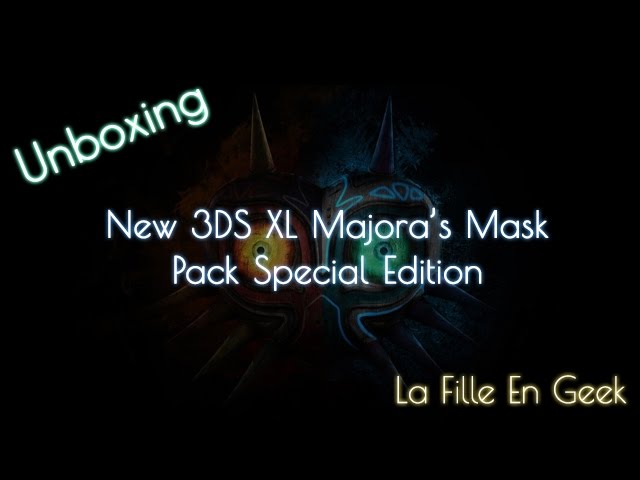 [Unboxing] Console collector New 3DS XL Majora’s mask et coffret Special Edition Majora’s Mask