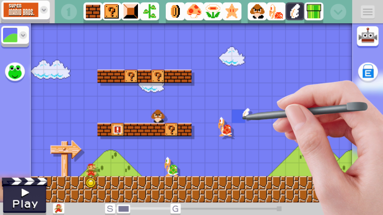 Super Mario Maker Fille geek