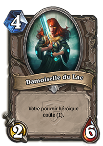 Carte Tournoi d'Argent nouvelle extension Hearthstone Fille Geek