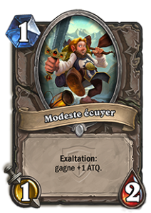 Carte Tournoi d'Argent nouvelle extension Hearthstone Fille Geek