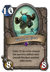 Carte Tournoi d'Argent nouvelle extension Hearthstone Fille Geek