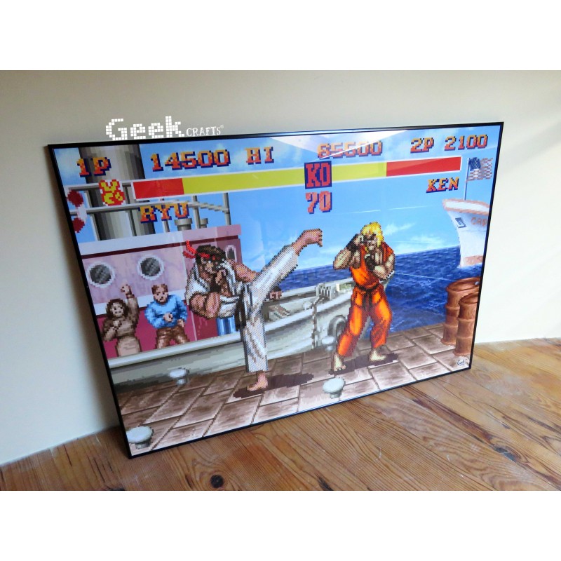 tableau-ryu-vs-ken-street-fighter-ii Geek-crafts