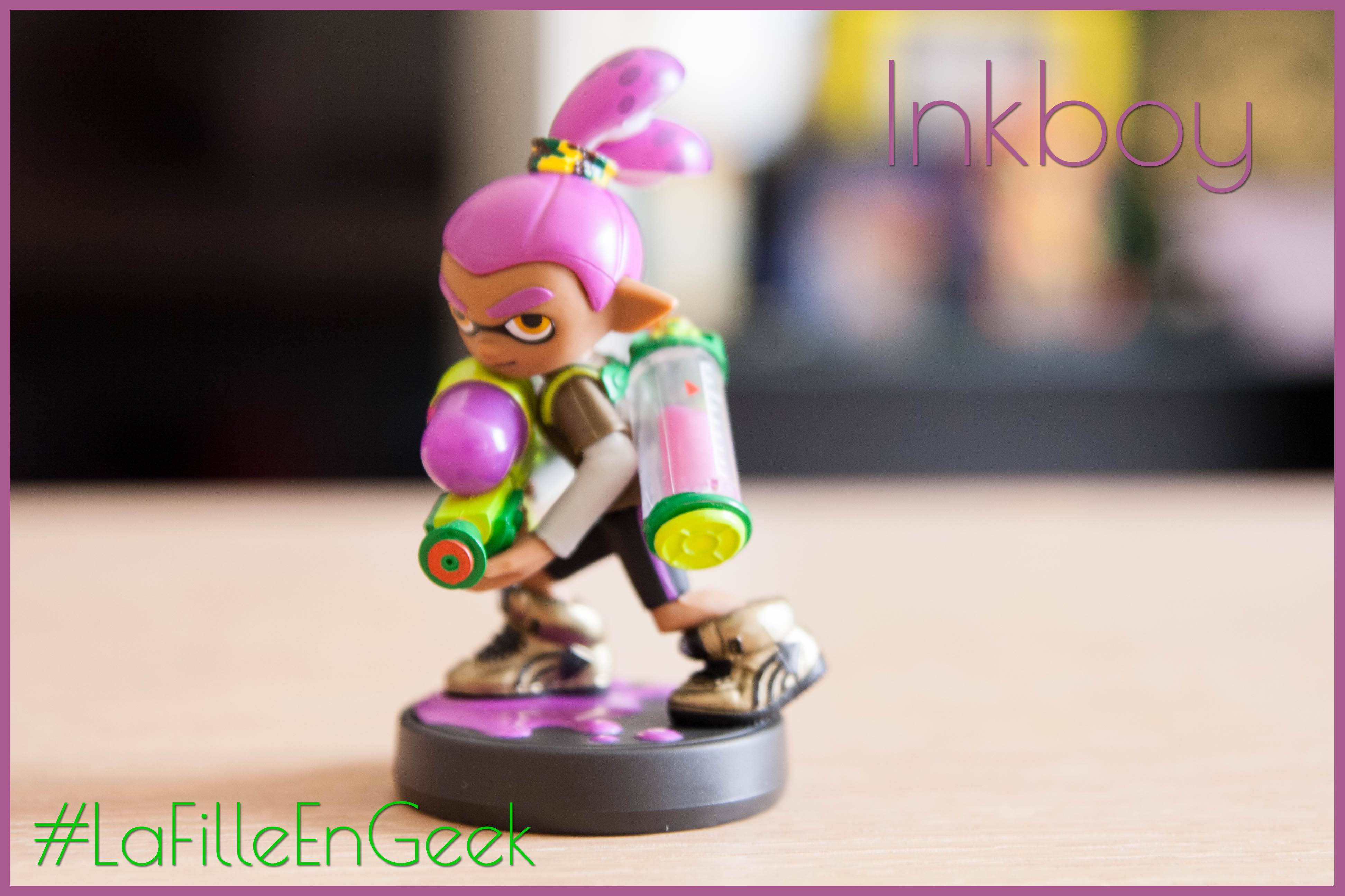 amiibo Inkboy violet Fille Geek