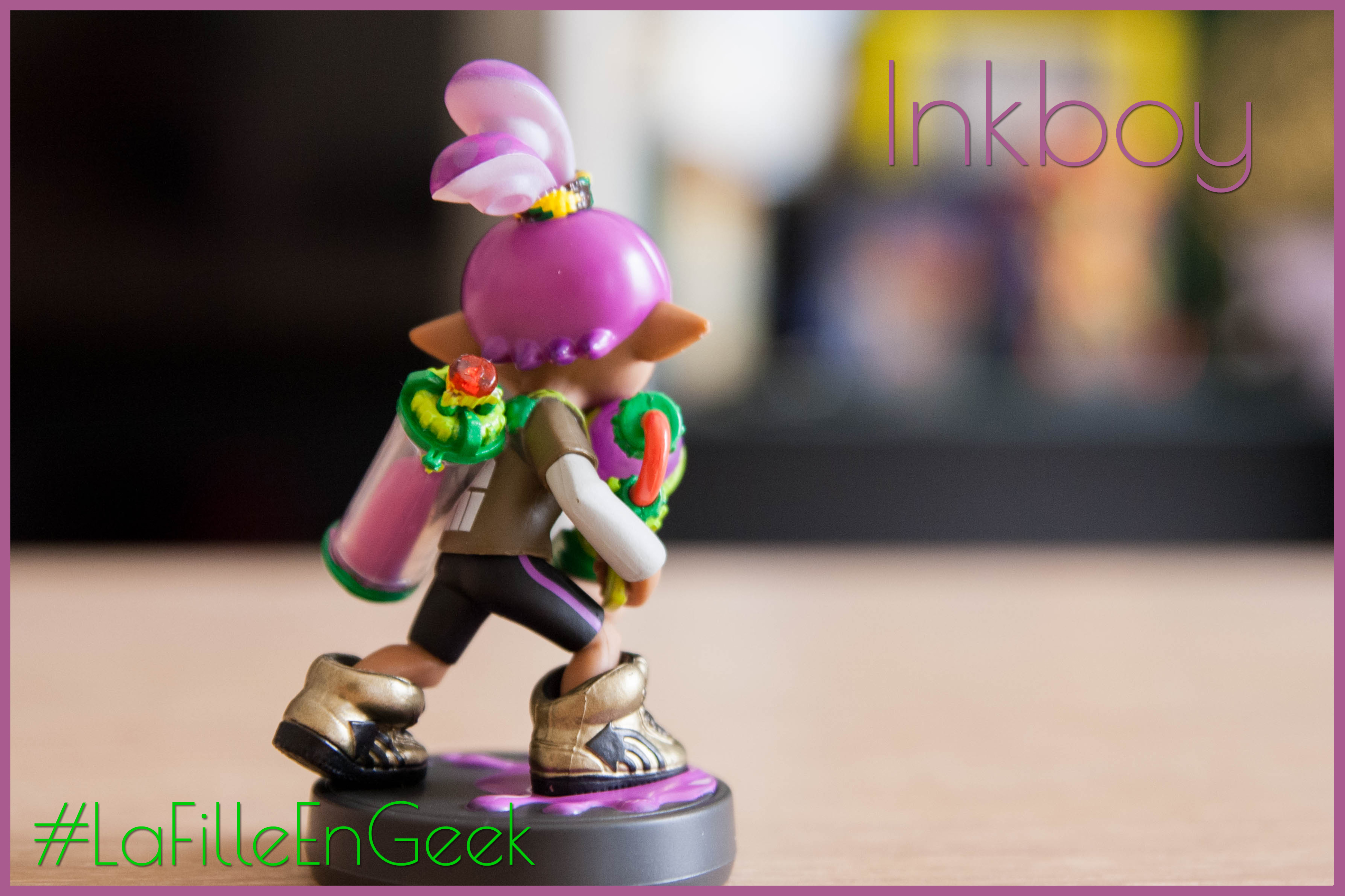 amiibo Inkboy violet Fille Geek