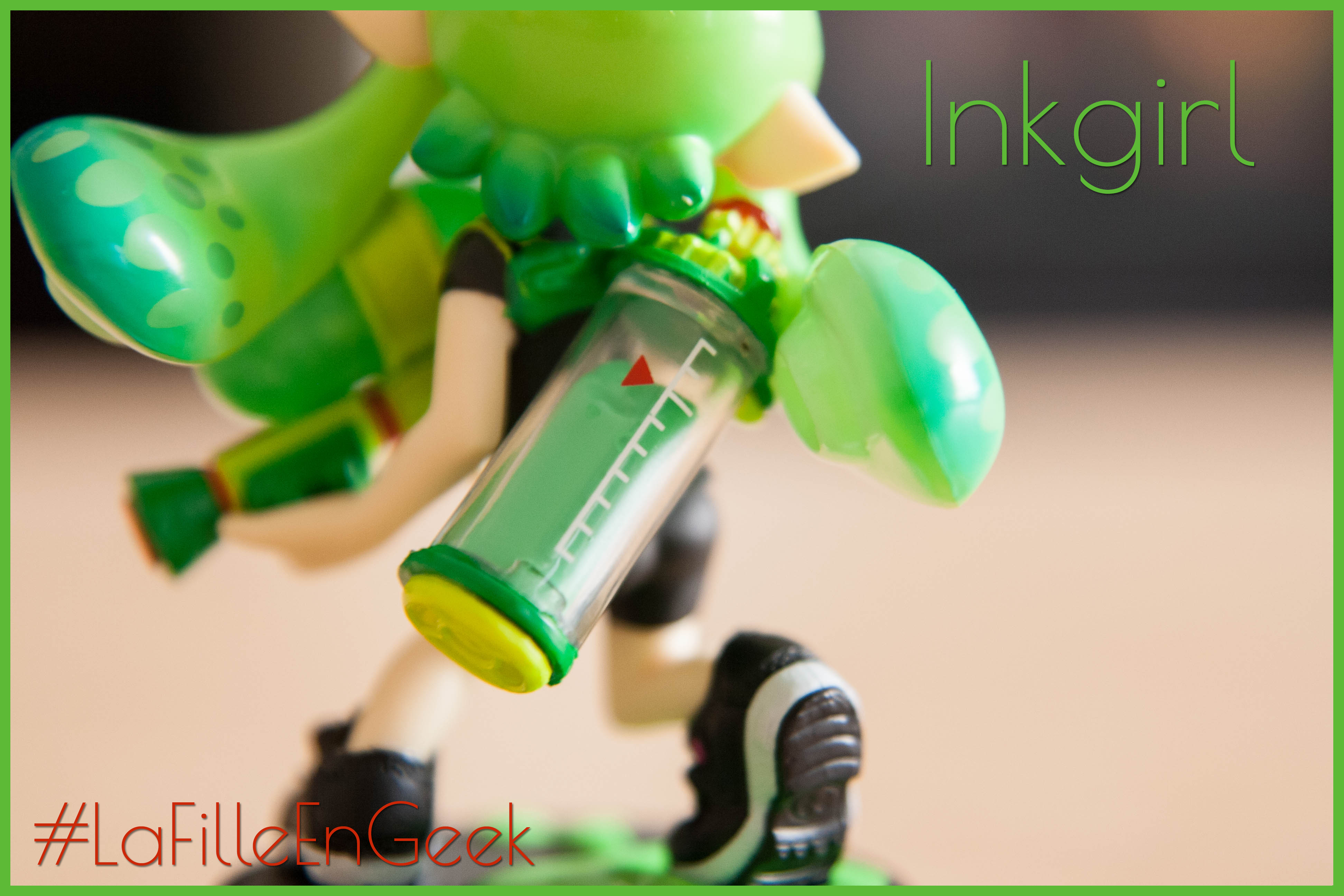 amiibo inkgirl verte Fille Geek