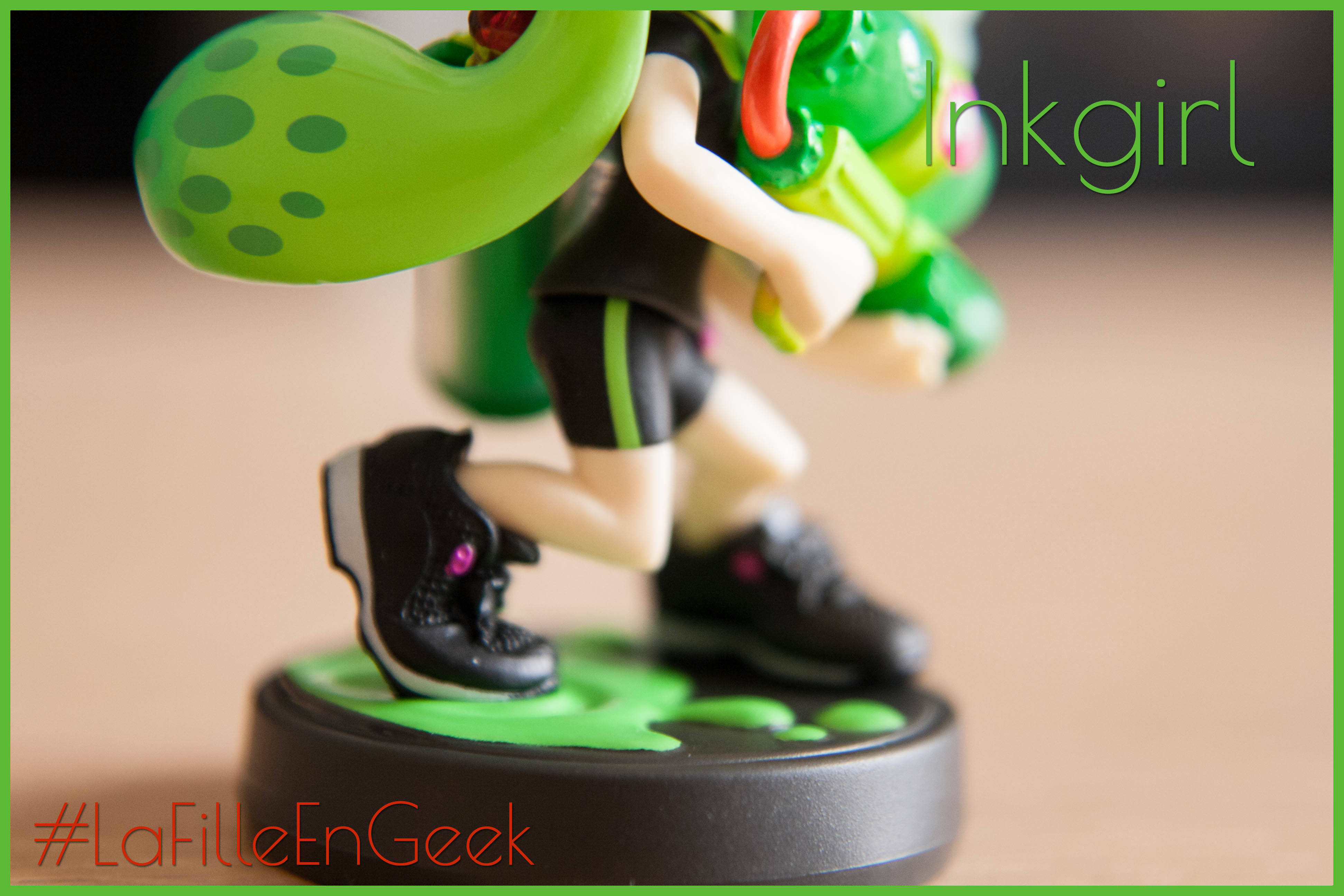 amiibo inkgirl verte Fille Geek