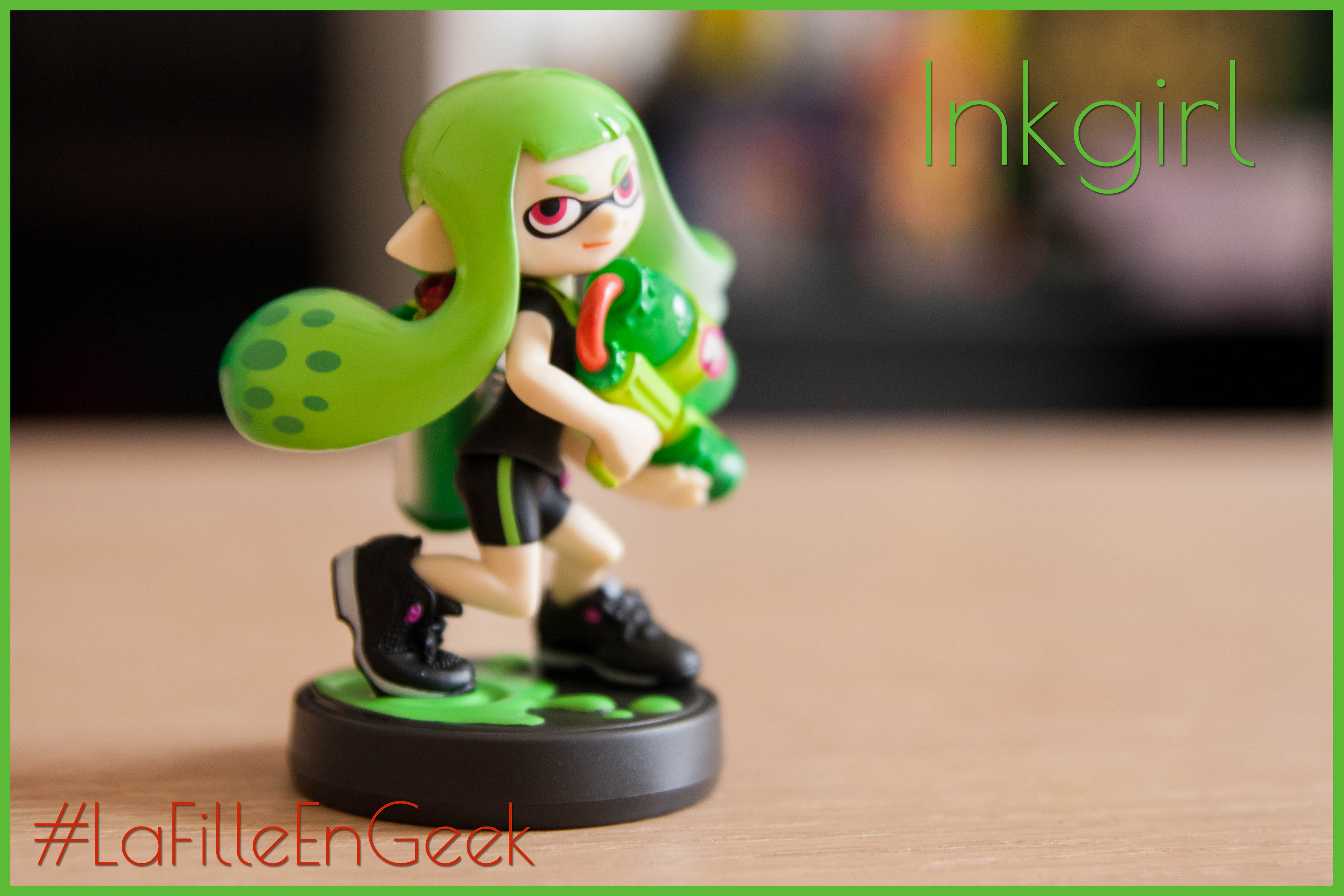 amiibo inkgirl verte Fille Geek