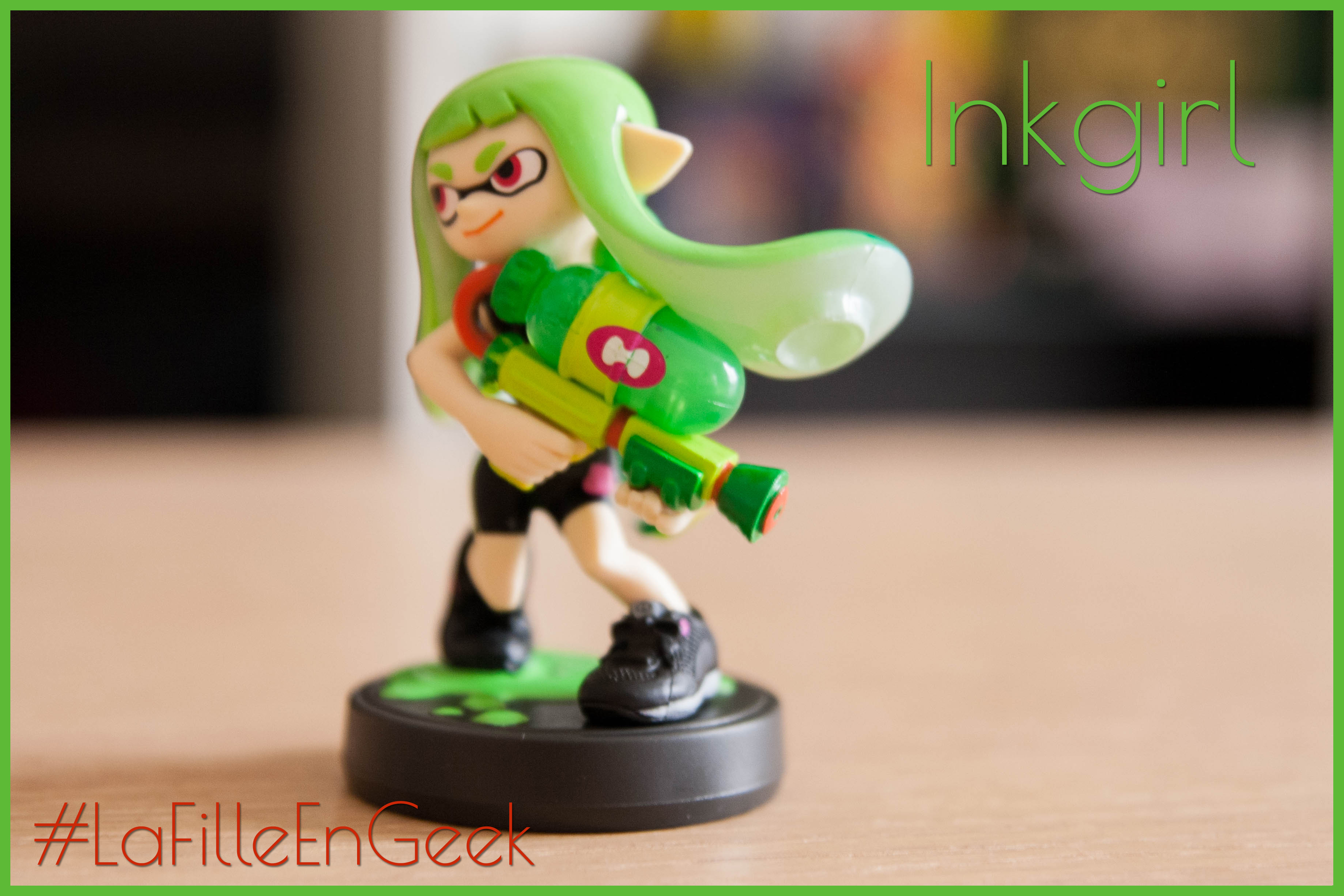 amiibo inkgirl verte Fille Geek