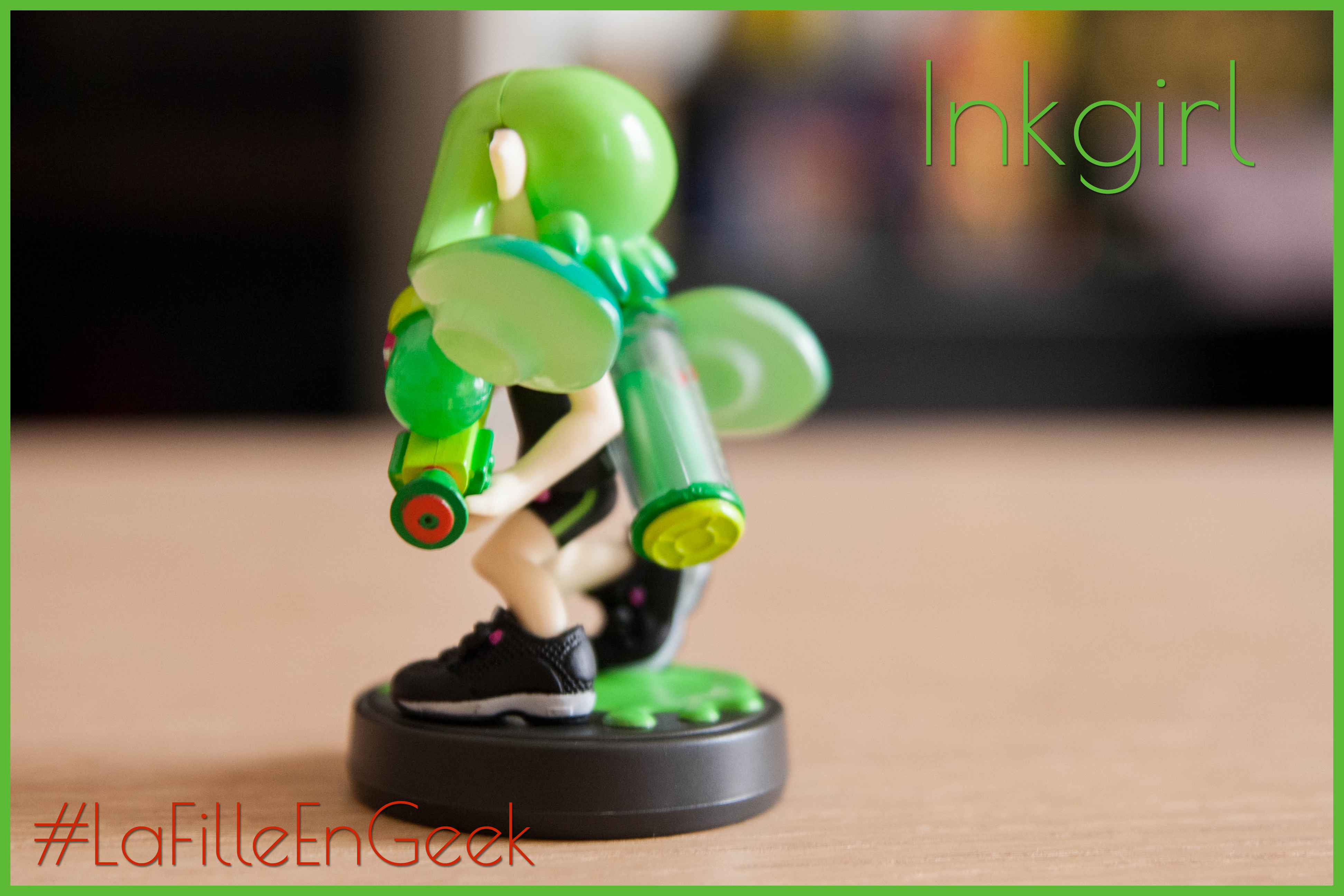 amiibo inkgirl verte Fille Geek