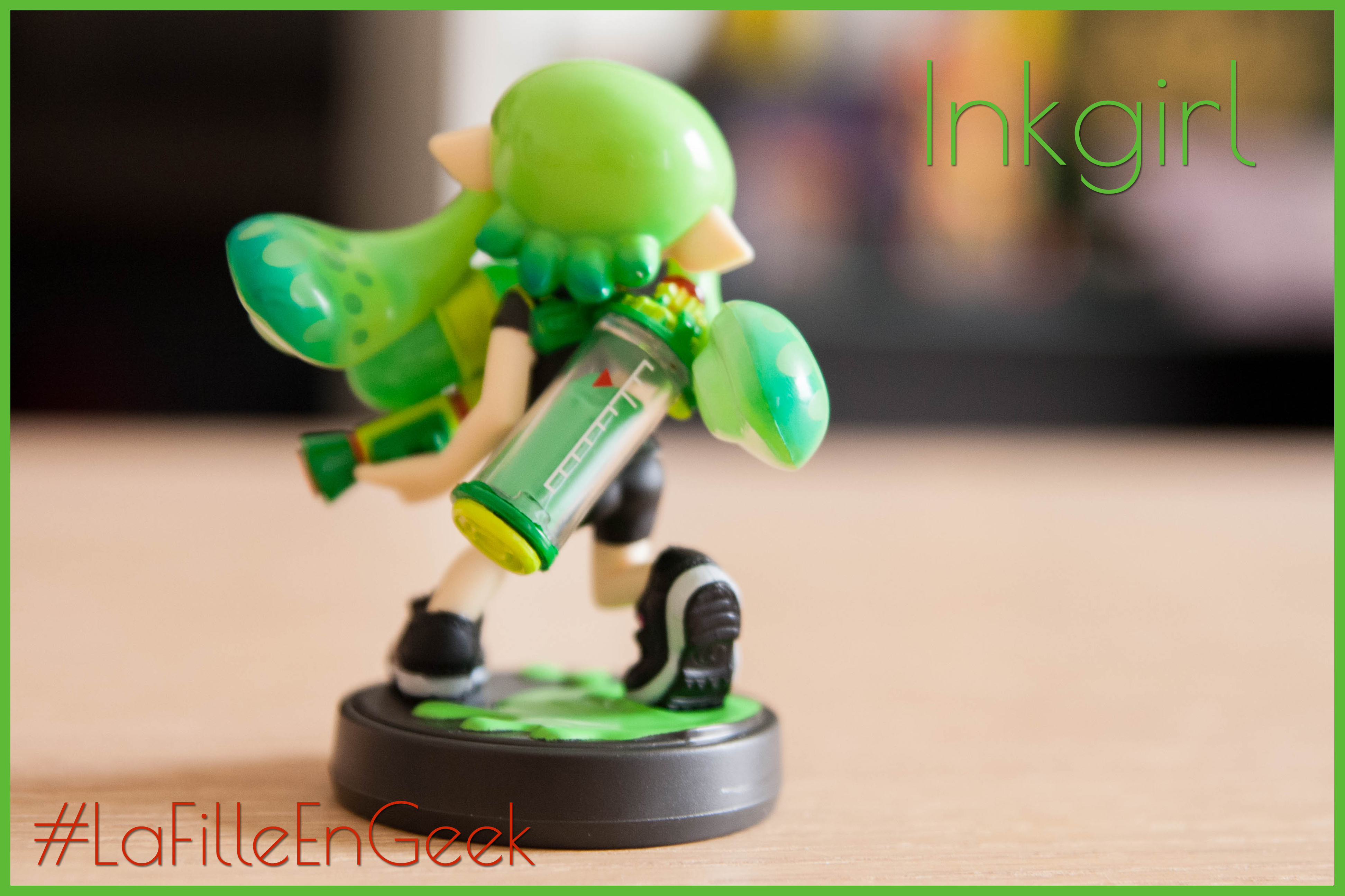 amiibo inkgirl verte Fille Geek