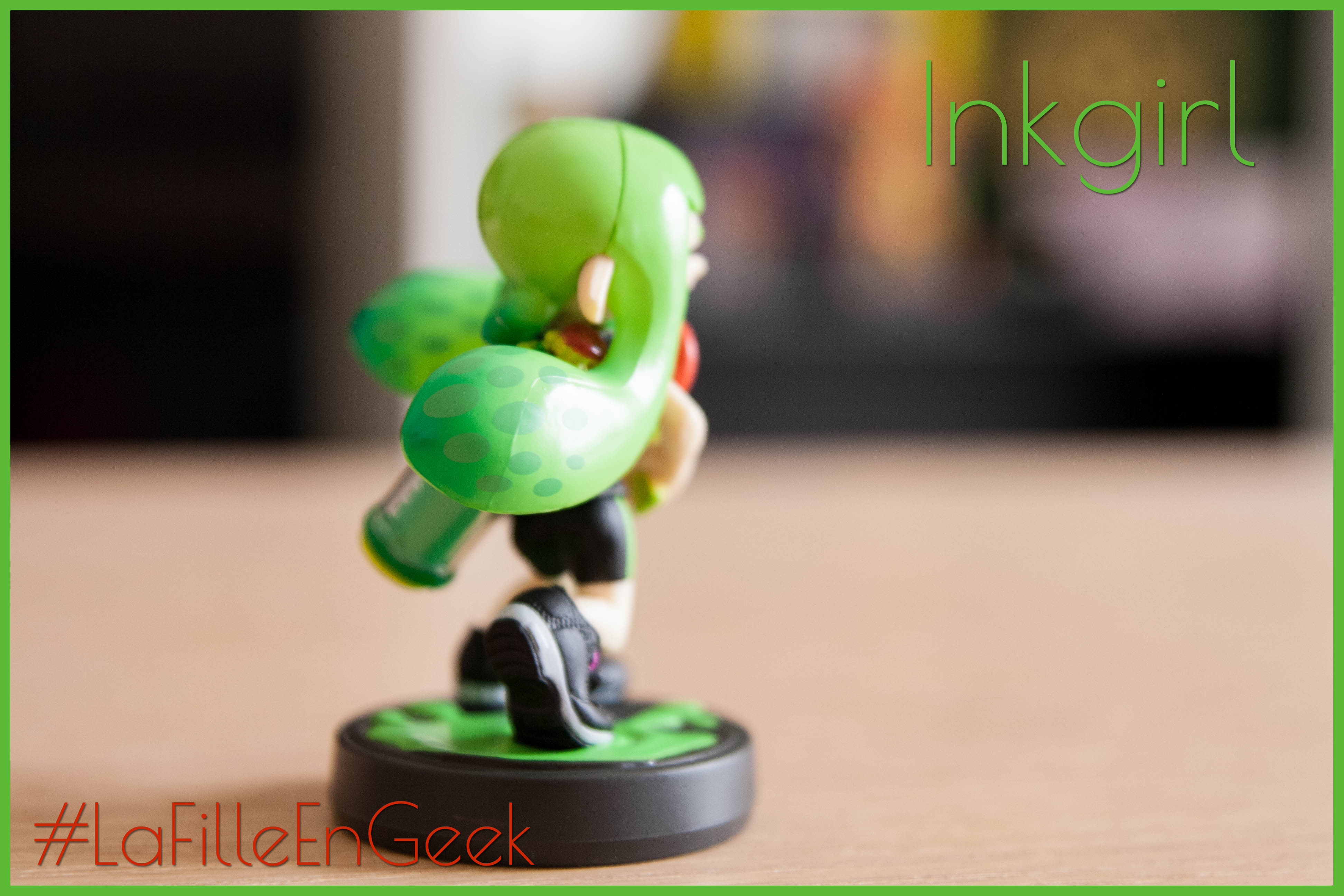 amiibo inkgirl verte Fille Geek