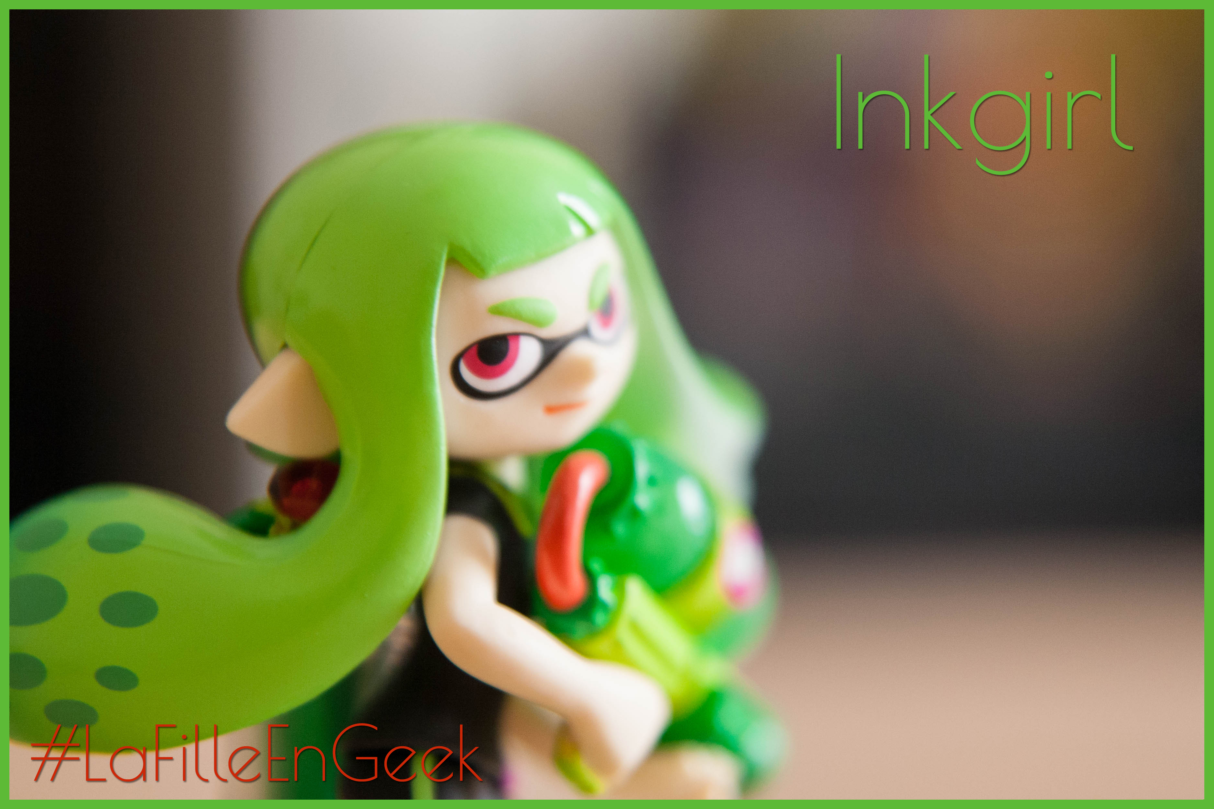 amiibo inkgirl verte Fille Geek