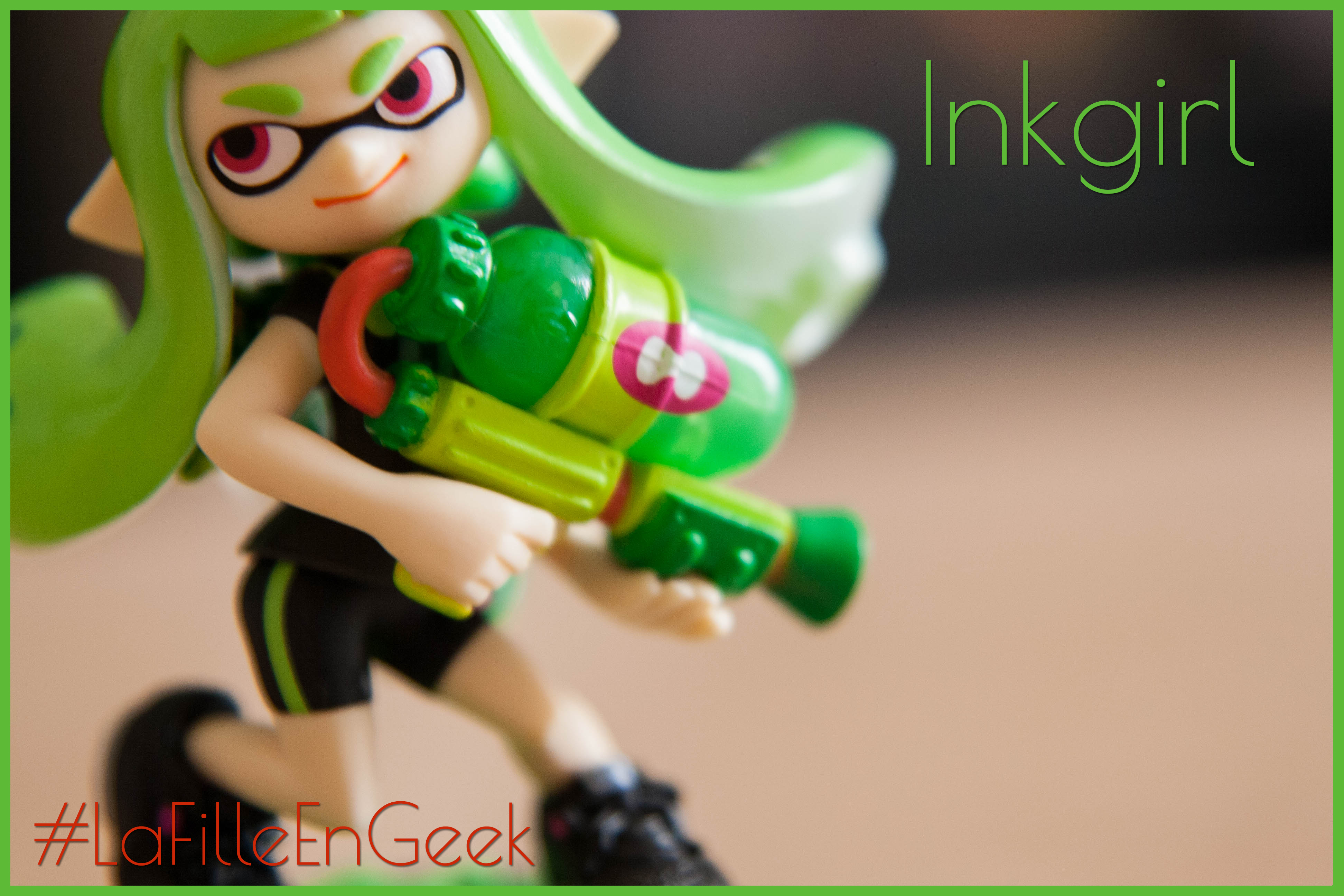 amiibo inkgirl verte Fille Geek