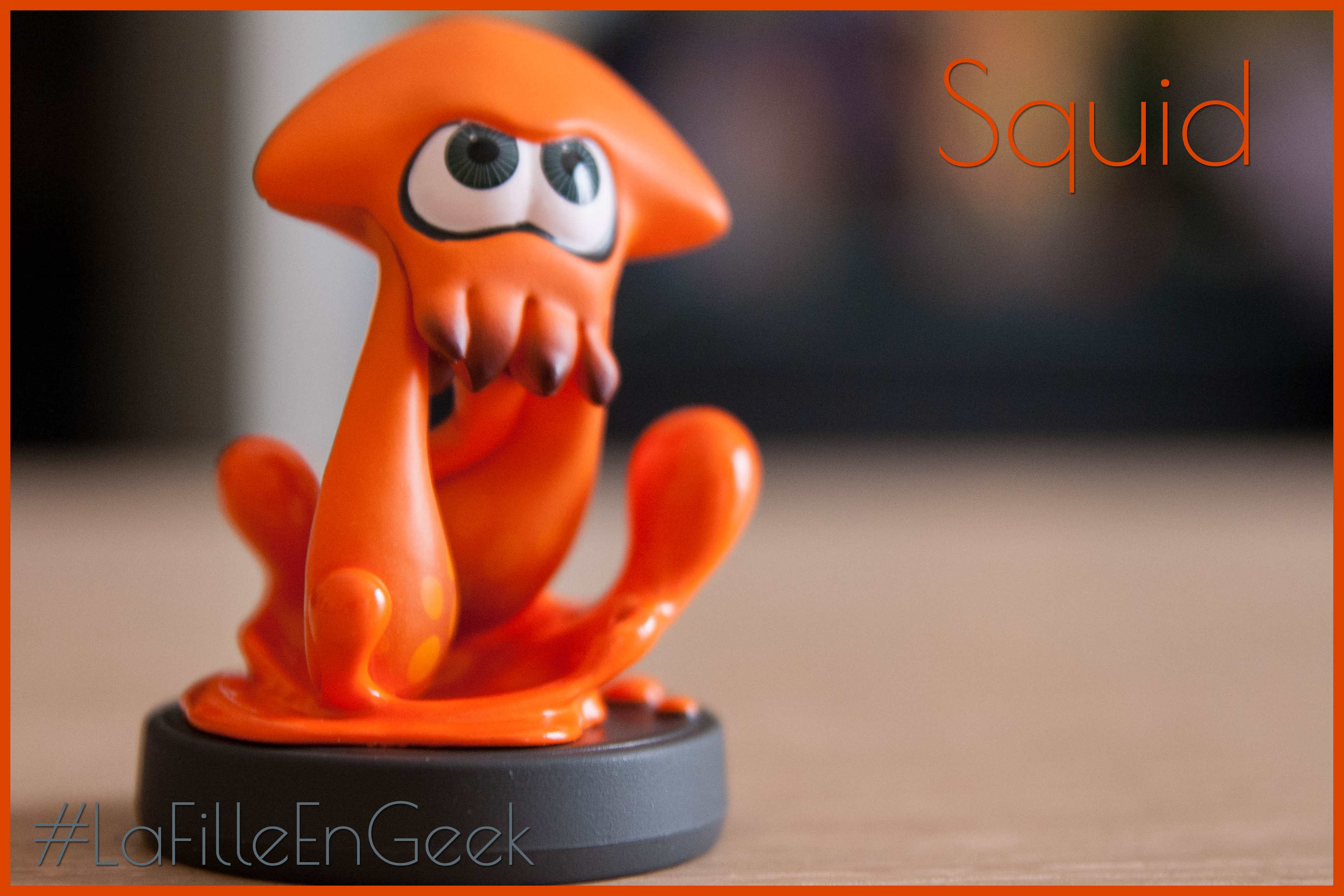 Amiibo Squid orange Fille Geek