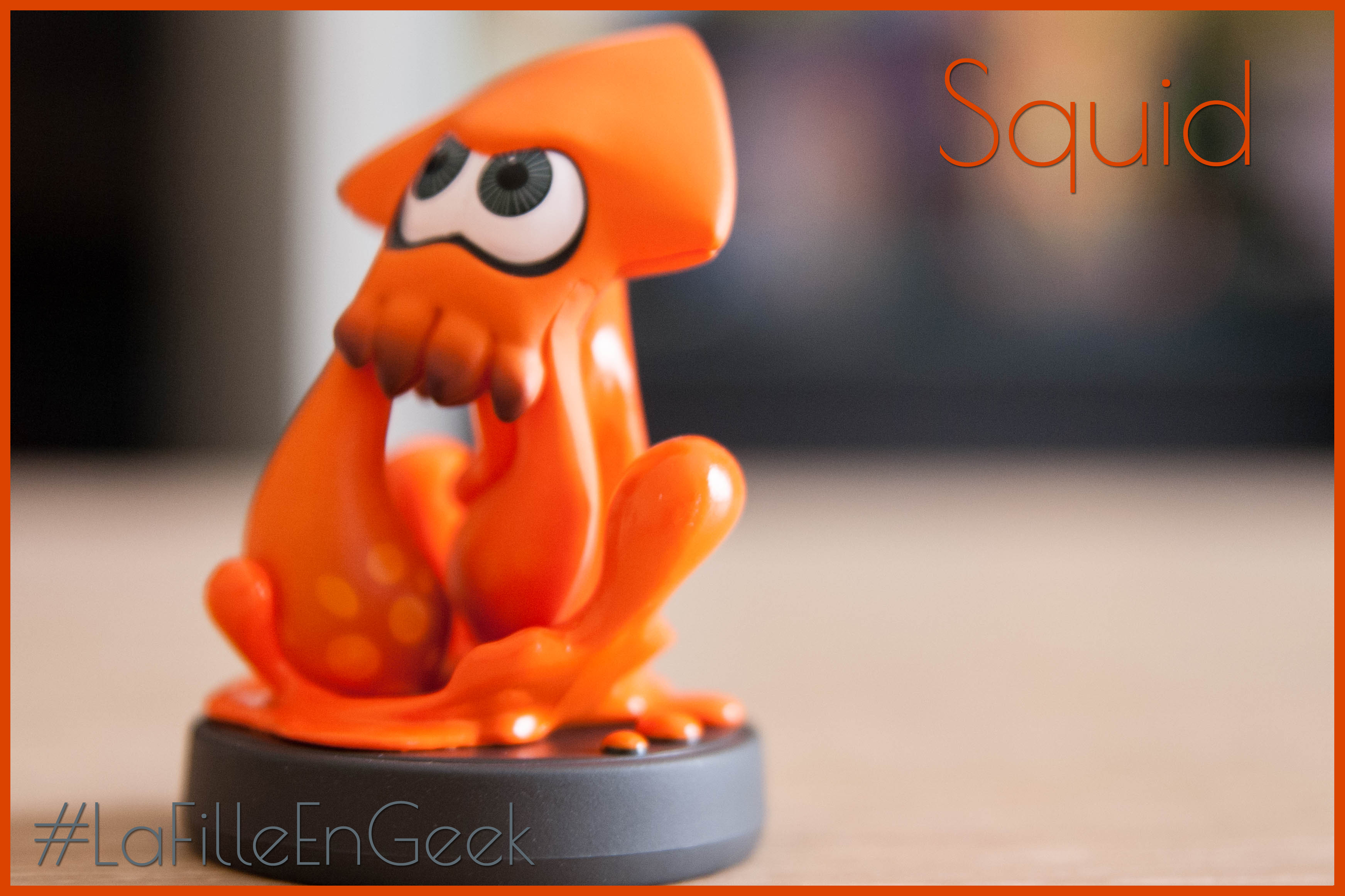 Amiibo Squid orange Fille Geek