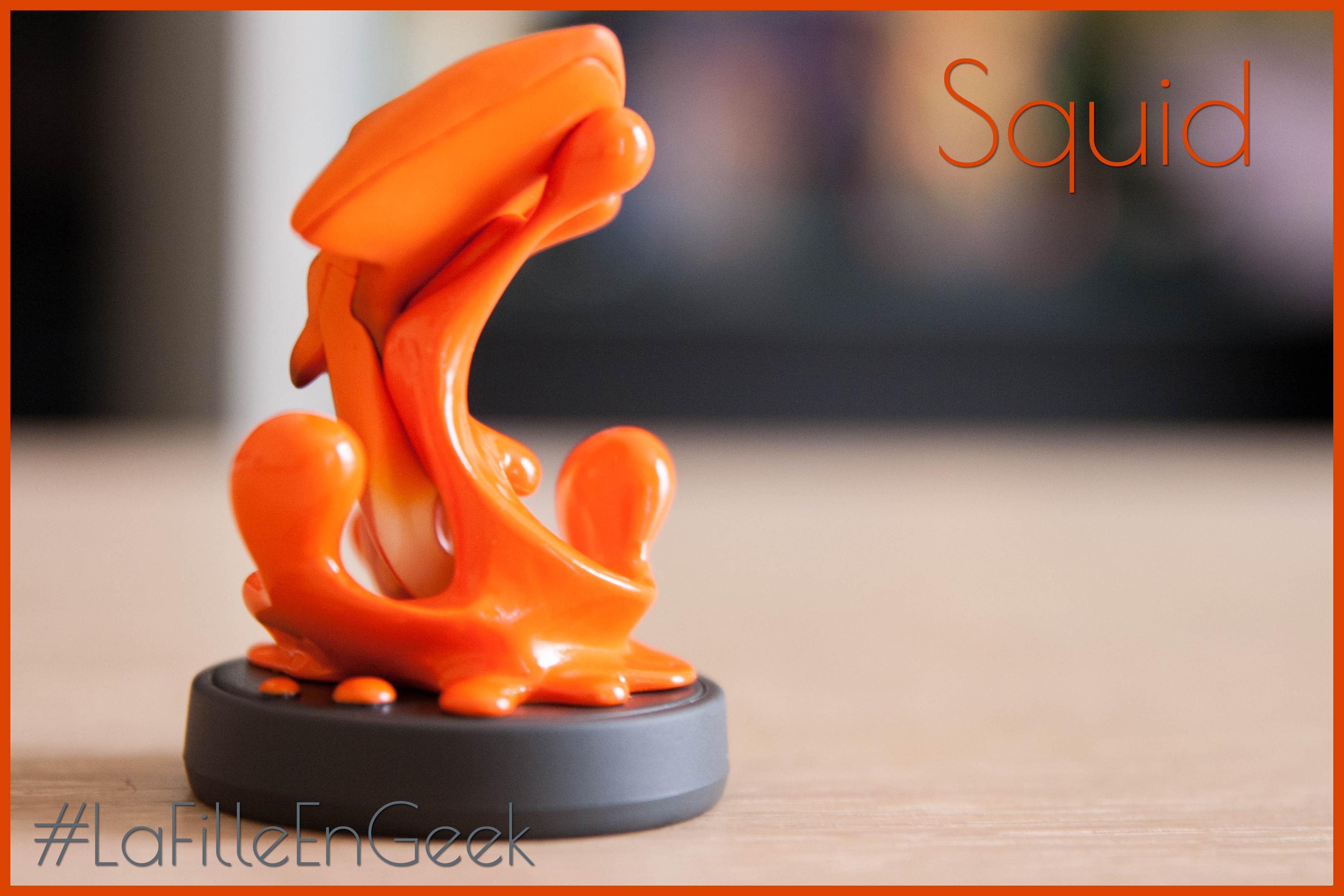 Amiibo Squid orange Fille Geek