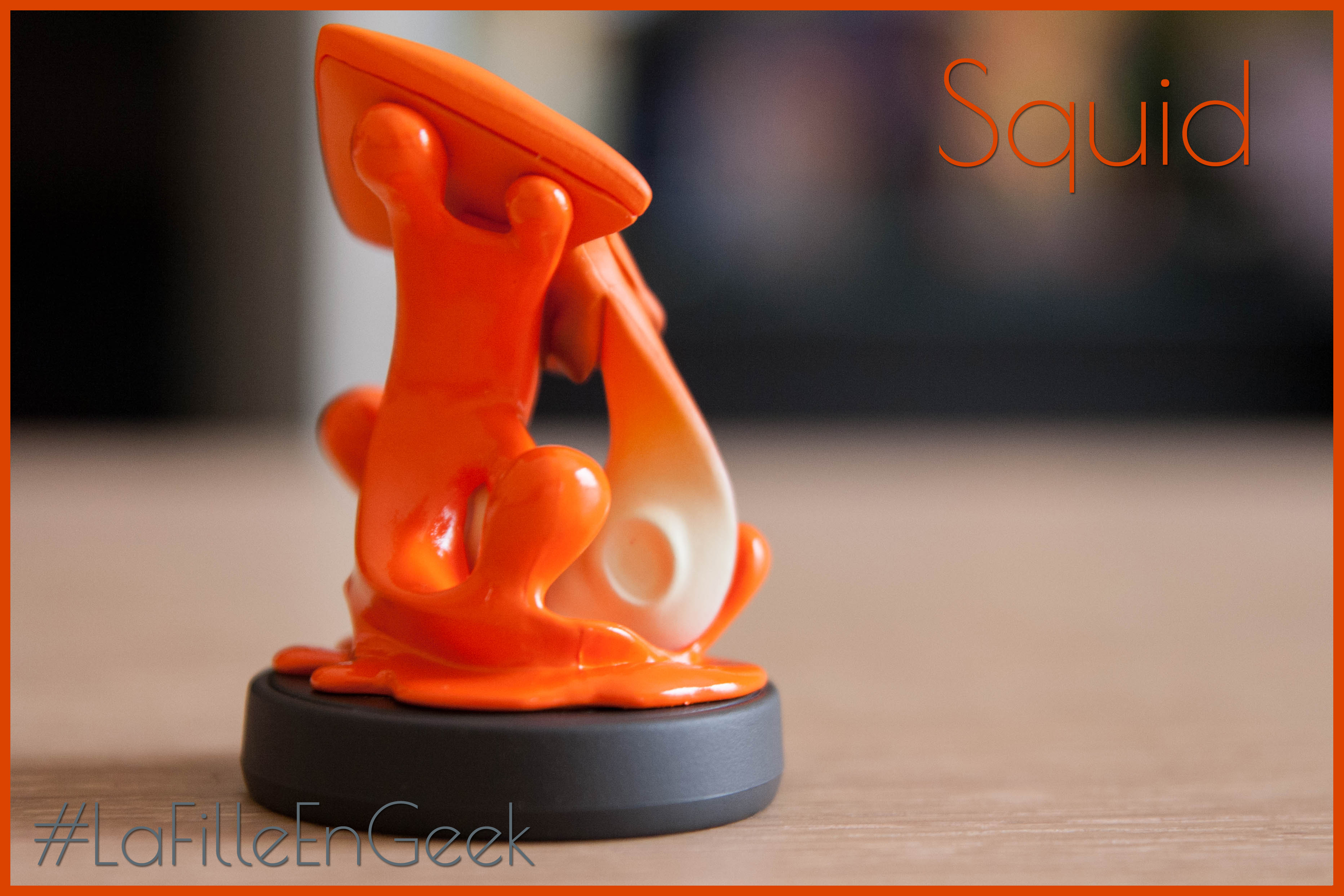 Amiibo Squid orange Fille Geek