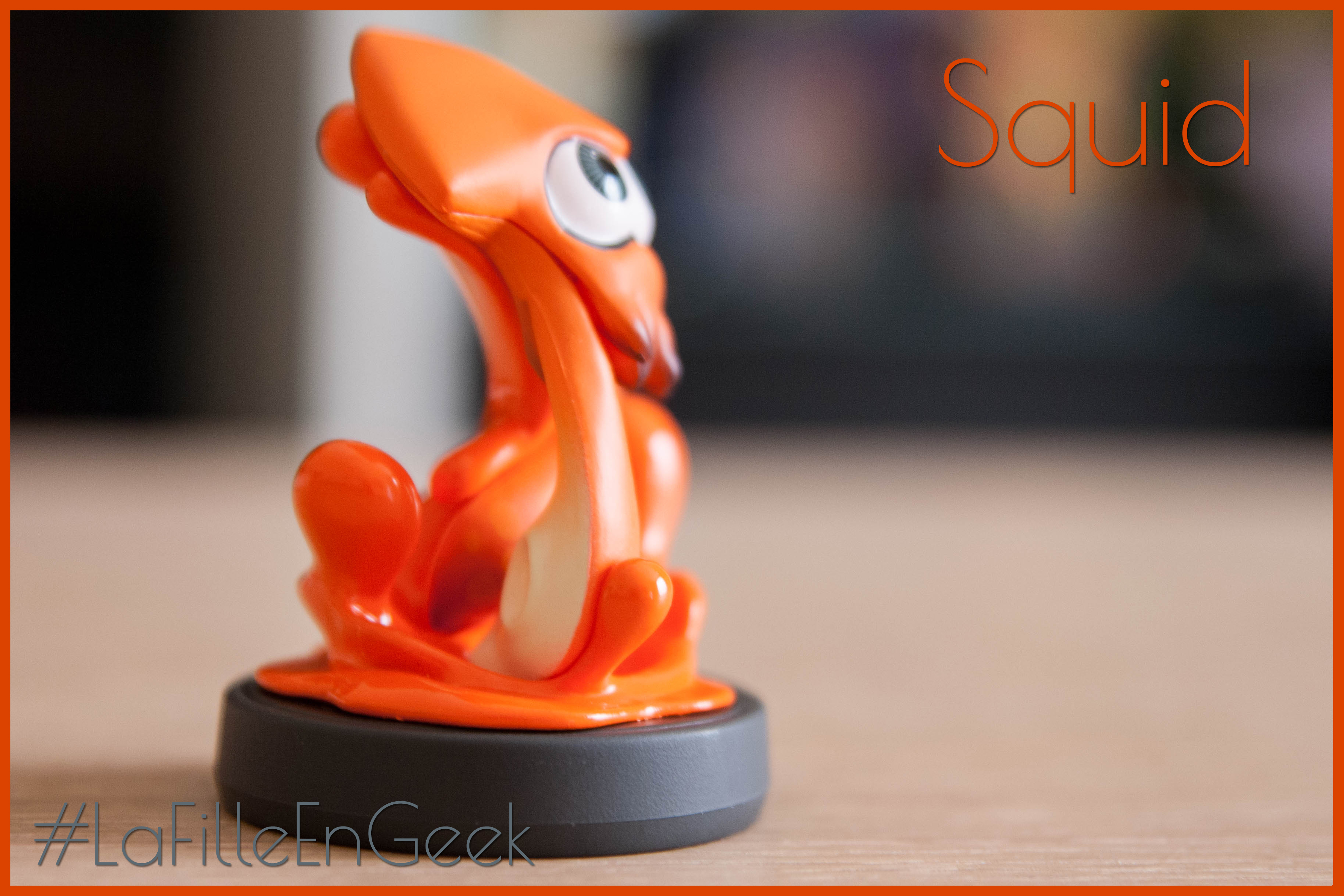 Amiibo Squid orange Fille Geek