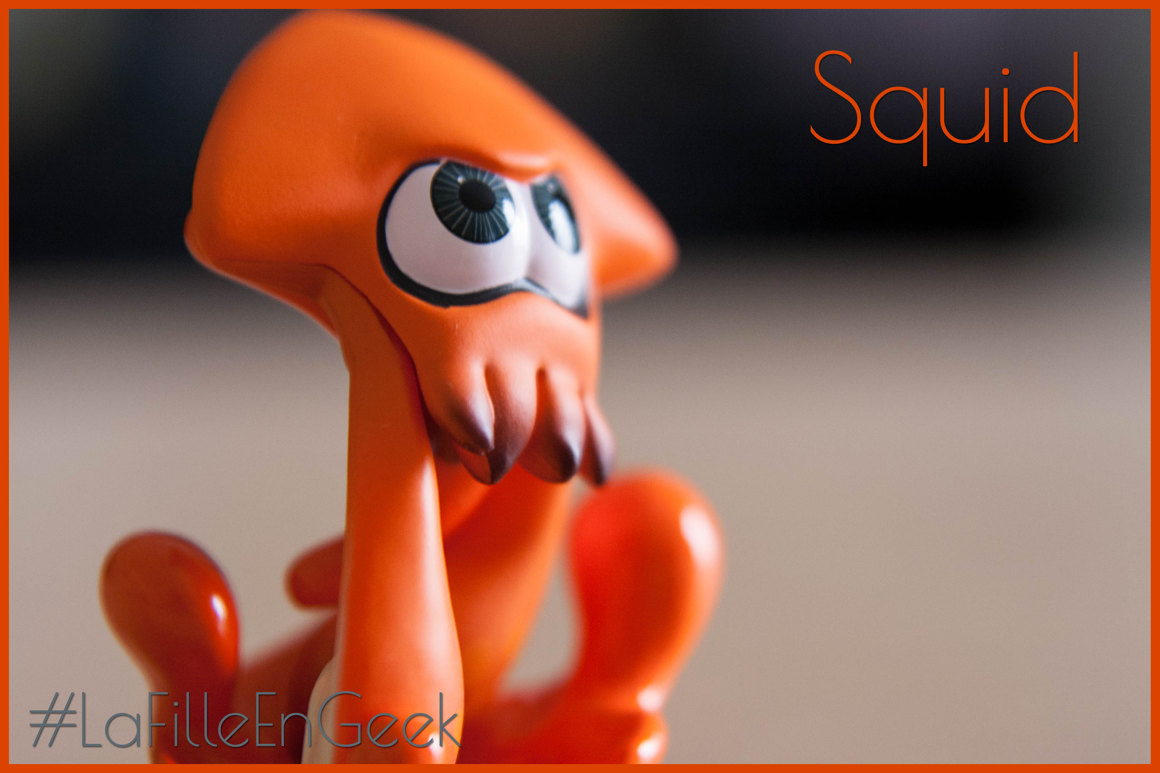 Amiibo Squid orange Fille Geek