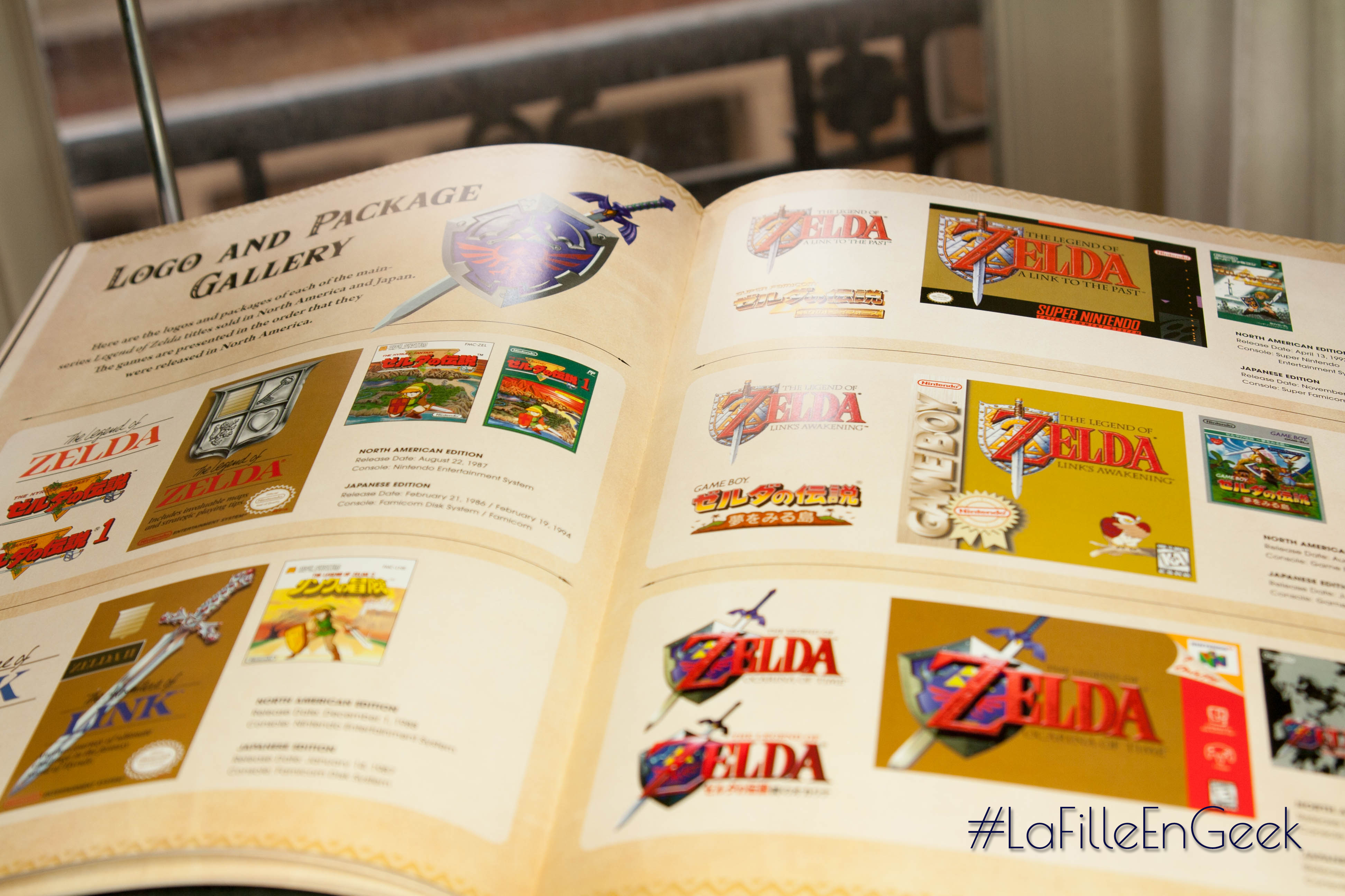 Livre Zelda Arts & Artifacts Fille Geek