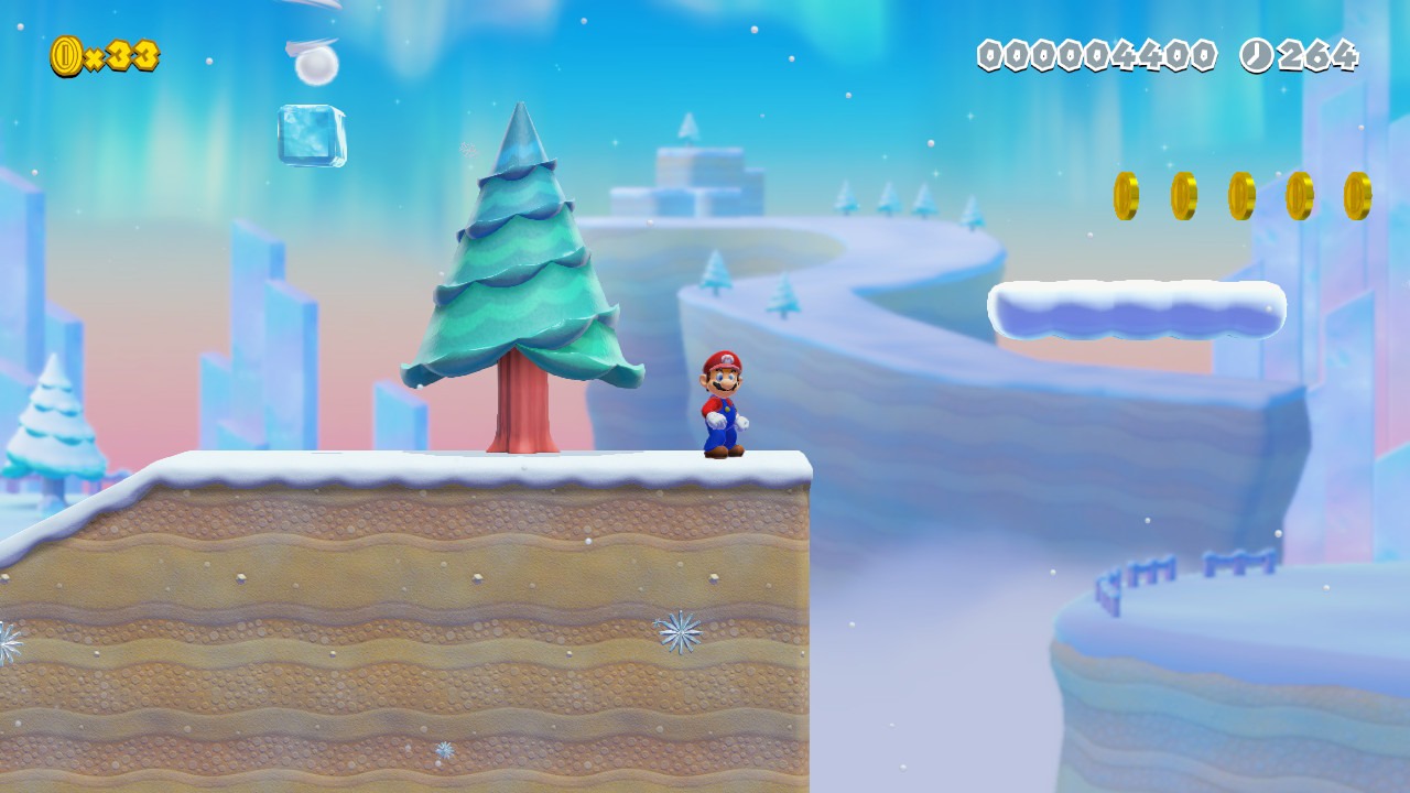 Super_Mario_Maker_2_Snow Fille Geek